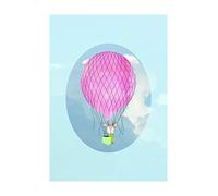 Komar Happy Balloon Blue - Póster (sin Marco, Disponible en Tres tamaños), carbón, P038C-30x40