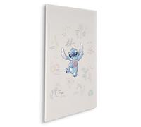 Komar Disney Lilo and Stitch In the Sun - Cuadro con bastidor (60 x 90 cm), diseño de Lilo y Stitch In the Sun