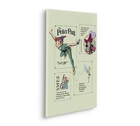 Komar Komar Peter Pan Let's Fly! - Cuadro en bastidor para habitación infantil, 40 x 60 cm, multicolor