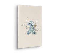 Komar Lienzo decorativo para habitación infantil (30 x 40 cm), diseño de Lilo y Stitch de Disney, color beige y azul