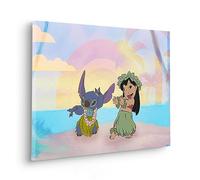 Komar Lilo and Stitch Dancing - Cuadro en bastidor (40 x 60 cm), diseño de Lilo and Stitch