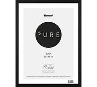 Komar Marco de Fotos de Madera, Negro, 30 x 40 cm, con Cristal acrílico de Alta Transparencia, Negro, 30 x 40 cm