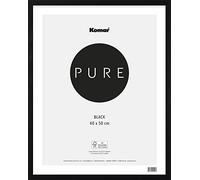 Komar Marco de Fotos de Madera, Negro, 40 x 50 cm, con Cristal acrílico de Alta Transparencia