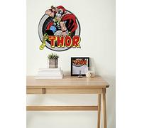 Komar Marvel 14076h - Adhesivo Decorativo para Pared (50 x 70 cm (Ancho x Alto), diseño de Thor, Avenger, Odin, Thor, Deco-Sticker