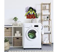 Komar Marvel 14080h - Adhesivo Decorativo para Pared (50 x 70 cm, Ancho x Alto), diseño de She-Hulk