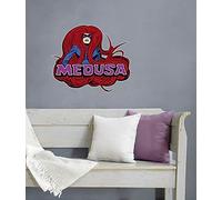 Komar Marvel 14081h - Adhesivo Decorativo para Pared (50 x 70 cm, Ancho x Alto), diseño de Medusa cómic