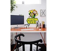 Komar Marvel 14084h - Adhesivo Decorativo para Pared (50 x 70 cm, Ancho x Alto), diseño de Iron Fist Comic