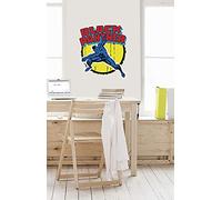 Komar Marvel Avenger 14079h - Adhesivo Decorativo para Pared, diseño de Pantera Negra clásica, 50 x 70 cm (Ancho x Alto), 1 Pieza