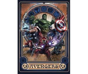 Komar Marvel IADX4-068 - Papel pintado fotográfico (fieltro, 200 x 280 cm), diseño de Los Vengadores
