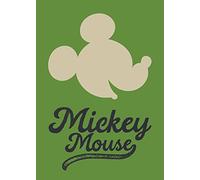 Komar Mickey Mouse Green Head - Tamaño: 50 x 70 cm Póster de pared (sin marco)
