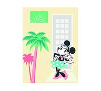 Komar Minnie Mouse Palms, carbón, 30 x 40 cm