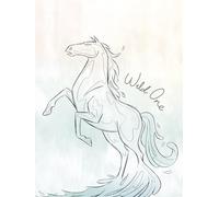 Komar Mural de pared de Disney Frozen Blue Lights - Tamaño 30 x 40 cm - Decoración para habitación infantil