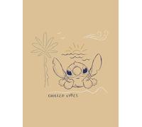 Komar Mural de pared de Disney Lilo and Stitch Chilled Vibes - Tamaño 30 x 40 cm - Póster, habitación infantil, decoración - enrollado sin marco