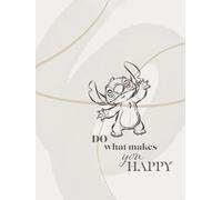 Komar Mural de pared de Disney Lilo and Stitch Do What Makes You Happy - Tamaño 30 x 40 cm - Póster para habitación infantil - enrollado sin marco