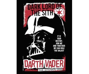 Komar Mural de Star Wars Darth Vader The Chosen One - Tamaño 30 x 40 cm - Decoración para habitación infantil