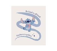 Komar Mural de Stitch Kindness - Tamaño 50 x 70 cm - Disney - Póster para habitación infantil