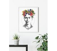Komar Mural decorativo Valeria-Mariana - Tamaño: 50 x 70 cm - Póster artístico para sala de estar o dormitorio (sin marco)