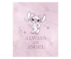 Komar Mural, diseño de Stitch Always an Angel de Disney, tamaño 40 x 50 cm, impresión artística para habitación infantil