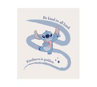 Komar Mural, impresión artística de Stitch Kindness, tamaño 30 x 40 cm, diseño de Disney, póster para habitación infantil, color pastel