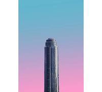 Komar P052-50x70 - Cuadro de Pared (50 x 70 cm, 50 x 70 cm, 50 x 70 cm), diseño de monolito