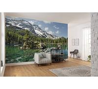 Komar Papel Pintado fotográfico Bergmagia, XXL, decoración, Naturaleza, Paisaje, Dormitorio, salón, Oficina, Pasillo, tamaño 450 x 280 cm (Ancho x Alto) | SHX9-008, Fantasía