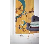 Komar Papel pintado fotográfico de fieltro, 100 x 250 cm (ancho x alto), papel pintado para dormitorio, salón, pasillo, diseño, decoración, decoración de pared,