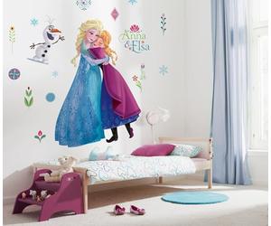 Komar Papel pintado fotográfico de fieltro autoadhesivo Frozen Nordix Summer XXL - Tamaño: 127 x 200 cm - Adhesivo de pared para habitación de niños y niñas