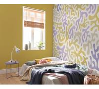 Komar Papel pintado fotográfico de fieltro Sage Flip - Tamaño 350 x 250 cm - Papel pintado, decoración de pared, salón, dormitorio, oficina