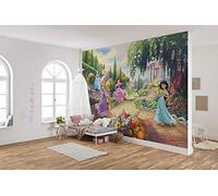Papel Tapiz Foto Disney Mural Princesas Niñera Dormitorio Jasmine Ariel Belle