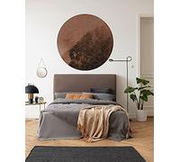 Komar Papel pintado fotográfico Dot redondo y autoadhesivo - Adorn - Diámetro 125 cm - Papel pintado para pared, dormitorio, salón, decoración de pared - D1-085