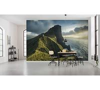 Komar Papel pintado fotográfico Eclipse, XXL, decoración, naturaleza, paisaje, dormitorio, salón, oficina, pasillo, tamaño 400 x 250 cm (ancho x alto) | SHX8-026, multicolor