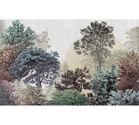 Komar Papel pintado fotográfico no tejido, Bois Brumeux, tamaño: 400 x 250 cm (ancho x alto) - Papel pintado, diseño, salón, decoración de pared, dormitorio, paisaje, naturaleza - LJX8-058
