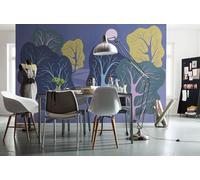 Komar Papel pintado fotográfico no tejido, diseño de Noches Moradas, tamaño 350 x 250 cm, papel pintado, decoración de pared, salón, dormitorio, oficina