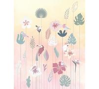 Komar Papel pintado fotográfico no tejido Río - Tamaño: 200 x 250 cm (ancho x alto) - Flores Papel pintado, diseño, salón, decoración de pared, dormitorio, flores, flores - LJX4-012