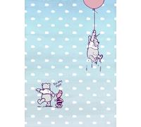 Komar Papel Tapiz Fotográfico Pooh y Piglet Azul 184x254 cm | 72x100