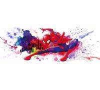 Komar Marvel 4-4123 - Papel pintado fotográfico (368 x 127 cm, 4 piezas, incluye pegamento), diseño de Spiderman
