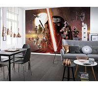 Komar Papier Fototapete - Star Wars EP7 Collage - Größe 368 x 254 cm