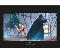 Komar Póster clásico de Star Wars RMQ Vader Luke Carbonit Room, tamaño: 70 x 50 cm, impresión artística (sin marco)