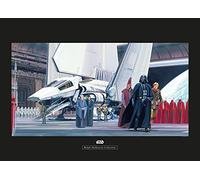 Komar Póster de Star Wars Classic RMQ Death Star Shuttle Dock - Tamaño: 70 x 50 cm Póster de pared (sin marco)