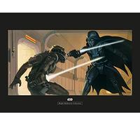 Komar Póster de Star Wars Classic RMQ Vader Luke Hallway - Tamaño: 70 x 50 cm Póster de la película Comar (sin marco)