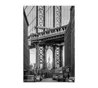 Komar Puente de Brooklyn, 50 x 70 cm, cuadro de pared, póster (sin marco), impresión artística (sin marco)