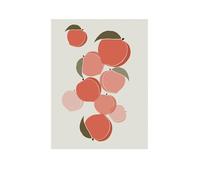 Komar Pyramid International - Póster decorativo (30 x 40 cm), diseño de melocotón cultivado