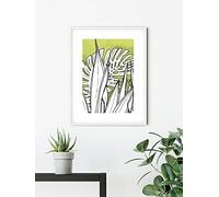 Komar Pyramid International - Póster decorativo (40 x 50 cm, sin marco), diseño de hojas de Dried Leaves
