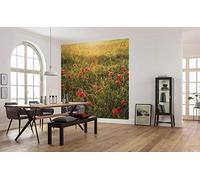 Komar SHX5-071 Poppy World SHX5-071-Papel Pintado, XXL, decoración, Naturaleza, Paisaje, Dormitorio, salón, Oficina, Pasillo, tamaño 250 x 280 cm (Ancho x Alto), Fantasía