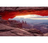 Komar SHX9-058 Mesa Arch - Papel pintado fotográfico (napa, XXL, decoración, paisaje, dormitorio, salón, oficina, pasillo, tamaño 450 x 280 cm), multicolor