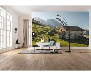 Komar SHX9-068 SHX9-068-Papel Pintado fotográfico de Fieltro, diseño de Picos de Europa, Fantasía, 4.5W x 2.8L m