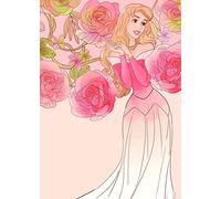 Komar Sleeping Beauty Roses, carbón, 50 x 70 cm