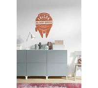 Komar Star Wars 14070h - Adhesivo Decorativo para Pared (50 x 70 cm, Ancho x Alto), diseño de Halcón Milenio