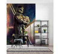 Komar Star Wars IADX4-019 - Papel pintado fotográfico para habitación infantil, diseño de mandaloriano Savior, tamaño: 200 x 280 cm (ancho x alto)