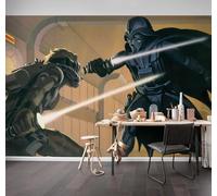 Komar Star Wars - Papel pintado fotográfico (fieltro, 500 x 250 cm, ancho 50 cm), color amarillo y marrón